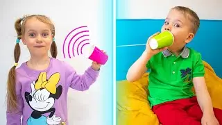 Gaby and Alex learns how to make Cup Phone