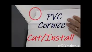 Polystyrene Cornice Installation/Cutting - Easy Practical Guide