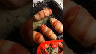 Куриные рулетики в беконе, вкусно и просто 🥓 Кол-во ингредиентов в комментариях