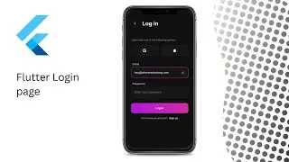 Flutter UI - Login Screen UI | Speed Code |