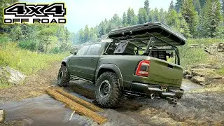 RAM TRX BATTLES AUSTRIANS EXTREME TERRAIN! |OFF-ROAD| // SnowRunner