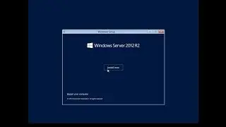 VMware tutorial 4 - Installing windows server 2012  in a virtual machine