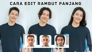 Cara Edit Rambut Pendek Menjadi Panjang viral tiktok || Face App