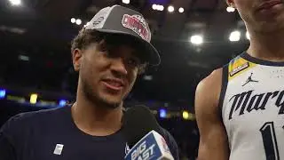 Marquette's Stevie Mitchell and Oso Ighodaro Championship Interview -- 2023 BIG EAST Tournament