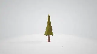 LowPoly Pine And Rocks