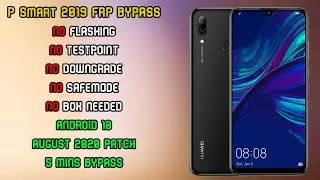 Huawei P Smart 2019 Google Account FRP Bypass | NO FLASHING NO BOX | ANDROID 10 August Patch 2020