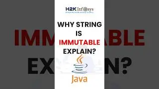 Why is the String Immutable Explain?