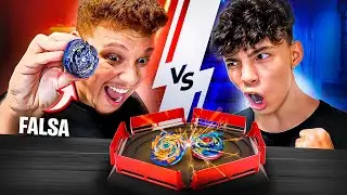NINGUÉM VENCE! GANHEI DE TODO MUNDO COM A BEYBLADE FALSA!