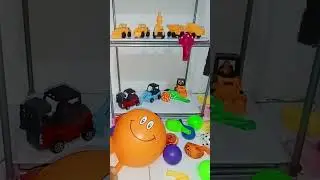 Balloons, contractor cars and colorful balls part 70 