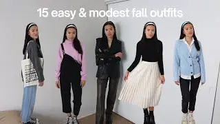 15 Simple Modest Fall Outfit Ideas | Dress-Code Appropriate, Modest Autumn Looks!
