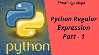 Python regular expression - Part 1