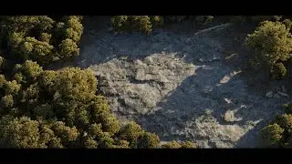 Simple Photorealistic Animation || Space ships moving through a forest || Blender 3.5 || Cycles