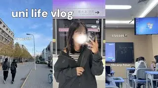 VLOG🇨🇳 : going to uni，classes，canteen，library，Feng jicai's research and literature institute | China