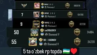 3 TA KNZAY 2 0 2  TOPDA va xwERGASHEV va 90| XUSINOV topda 5 ta oʻzbek rp topda 🇺🇿♥️