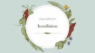 Oracle APEX 23.1 Installation in PDB