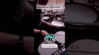 Play less notes or nah?