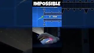 Geometry Dash: IMPOSSIBLE 500CPS Ship Spam Challenge 💀