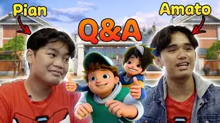 QnA Bersama Pelakon Suara Amato & Pian! | Mechamato Movie