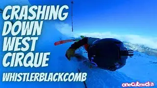 Crashing down West Cirque at Whistler