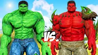 THE INCREDIBLE HULK VS HELL HULK - THE HULK VS RED HULK