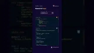 Create material UI input with pure CSS 