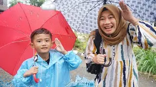 BERANGKAT SEKOLAH HUJAN 🌧️ IBU HAMIL BELI KUE CUBIT | Ali vlog