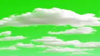 flying through clouds green screen