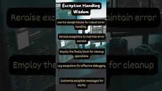 Python Execption Handling Tips
