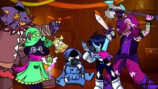 THE DELTARUNE CREW HAS STARTED A BAND!! Deltrune Friday Night Funkin Mod