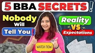 💥5 Things You Should Know About BBA 🤫Secrets Nobody Will Tell You! 