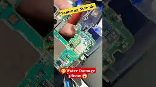 Samsung Note 10 plus water damage dead solution #waterdamagedead