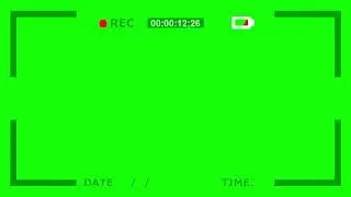 CamCorder - Green Screen effect - Recording [4K]  battery |chroma key |green screen effects