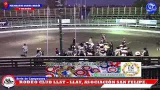 SERIE DE CAMPEONES,  RODEO CLUB RODEO CLUB LLAY-LLAY, ASOCIACION SAN FELIPE, MEDIALUNA SANTA MARIARA