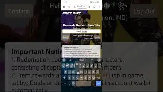 Today Free FIRE REDEEM CODE SITE FF REDEEM CODE #freefireredeemcodetoday #youtubeshorts