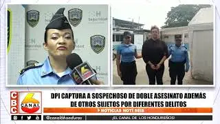 DPI Captura a sospechoso de doble asesinato en San Pedro Sula