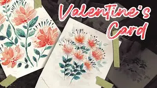 THE PERFECT GIFT! DIY Valentine's Card Using Watercolor (KAYANG KAYA NIYO ITO!) ft. MaeSomething