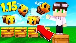 Я НЕ ОЖИДАЛ ЭТОГО ОТ ПЧЕЛ! ЖЕСТЬ! ПЧЕЛИНЫЙ МАЙНКРАФТ #3! ВЫЖИВАНИЕ MINECRAFT 1.15