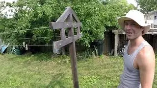 Tour of Derek Nance's Kentucky homestead- Natural swim pond, chicken coop, animal pen, amish house