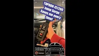 Portable jump starter for car - TOPDON JumpSurge JS1200 