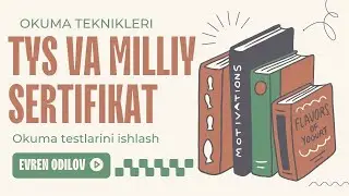 Milliy sertifikat Turk tili sinovi haqida . Okuma - taktikleri !