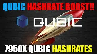 QUBIC HASHRATE BOOST!!!  7950x Qubic Hashrates