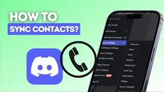 How to sync contacts on Discord?