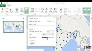 How to use Power Map tool in MS Excel for interactive data visualization