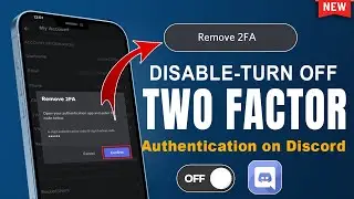 How To Disable/Turn off Two Factor Authentication on Discord 2024 | Remove 2FA on Discord