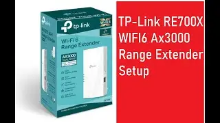 TP link RE700X Dual Band Range Mesh Range Extender setup | Signal booster | AX3000 wifi repeater