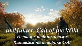 theHunter: Call of the Wild - Играем с подписчиками! Катаемся на квадрике 4х4!