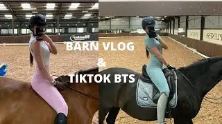 Barn vlog & making tiktoks behind the scenes!