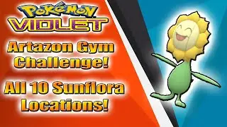 Pokémon Scarlet & Violet: Artazon Gym Challenge - All 10 Sunflora Locations