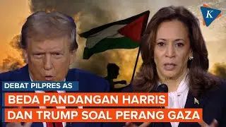 Beda Pandangan Harris dan Trump Soal Perang Israel-Hamas