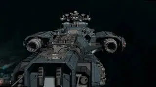 Huge Spaceship/Mothership flying through space | Various angles